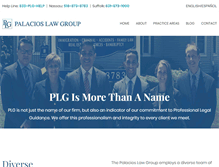 Tablet Screenshot of palacioslawgroup.com
